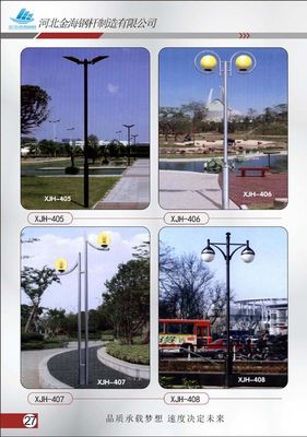 供应河北金海4.5米庭院灯太阳能路灯灯具产品图片,供应河北金海4.5米庭院灯太阳能路灯灯具产品相册 - 河北金海钢杆制造 - 九正
